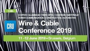 CRU brings its Wire &amp; Cable Conference to Brussels, Leading Manufacturers and Thought-leaders from Around the World set to Share their Strategies and Market Views