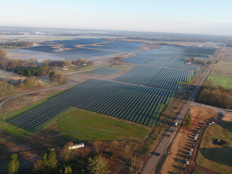 Tennessee's Largest Solar Farm Is Now Operational at Millington Naval Facility - Photo Courtesy of Silicon Ranch