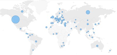 Node Worldwide Distribution