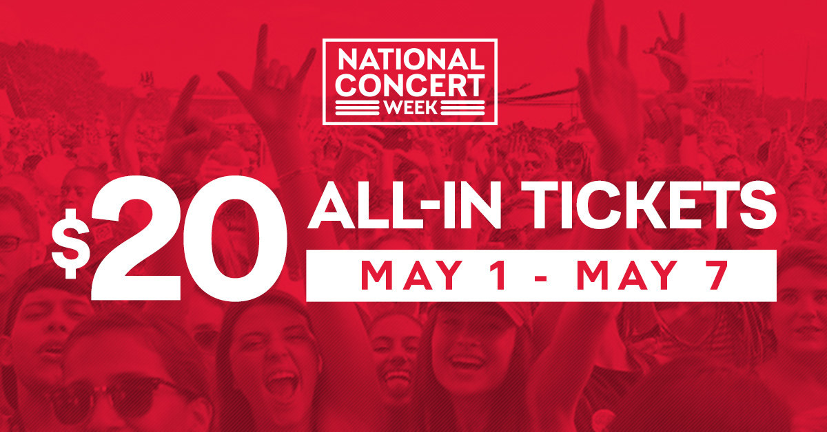 Live Nation Celebrates National Concert Week By Making Over 2 Million