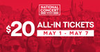 Live Nation Celebrates National Concert Week By Making Over 2 Million Tickets Available To the Hottest Summer Shows for Only $20