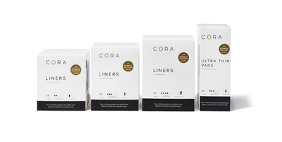 Cora’s pads and liners for light bladder leaks are made with organic cotton and are free of the most egregious chemicals and toxins found in conventional incontinence products.
