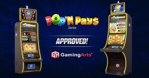 Gaming Arts Celebrates Company Milestones with Approval of its Pop'N Pays™ Video Reels and Record Number of Cabinet Orders