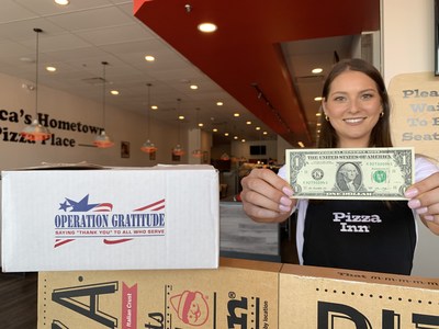 Pizza Inn Hosts Donation Drive for National Military Appreciation Month