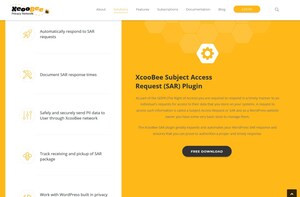 XcooBee elevates WordPress into a privacy-by-design platform for easy GDPR compliance.