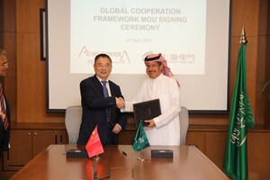 Společnost Shanghai Electric podepsala MOU se společností ACA Power ze Saúdské Arábie, aby společně vyvíjely globální solární projekty