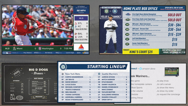 FanConnect Screens around MLB