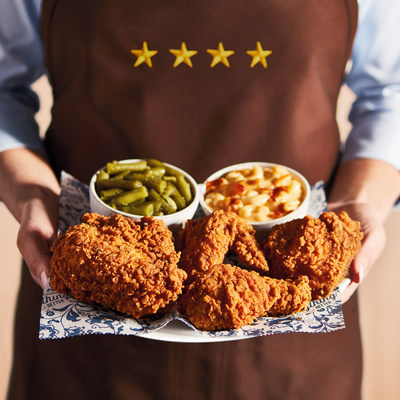 To celebrate its 50th anniversary, Cracker Barrel Old Country Store today announced the launch of Southern Fried Chicken, the newest addition to its menu of homestyle, made-from-scratch offerings. To pay homage to one of the most well-loved dishes in Southern cooking, each piece of bone-in Southern Fried Chicken is authentically prepared, double-breaded by hand with a custom blend of three types of black pepper and several seasonings and spices, then fried until it is perfectly crispy on the outside and juicy on the inside.
