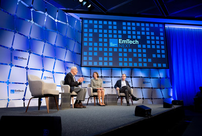 MIT Professor Emeritus and Nobel laureate Robert Solow, Harvard Business School senior fellow and former US Small Business Administration Administrator Karen Mills, and MIT Task Force on the Work of the Future Chair and Humatics CEO David Mindell speak at EmTech Next 2018 MIT Professor Emeritus and Nobel laureate Robert Solow, Harvard Business School senior fellow and former US Small Business Administration Administrator Karen Mills, and MIT Task Force on the Work of the Future Chair and Humatics CEO David Mindell speak at EmTech Next 2018