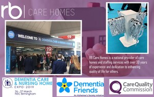 RB Care Homes Sponsored Dementia, Care &amp; Nursing Home Expo 2019 Offers Hope for People Requiring Specialised Care