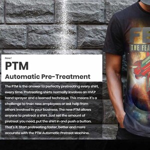 PTM Innovations Seeks Dealers for New DTG Pretreatment Machine for T-Shirt Printing