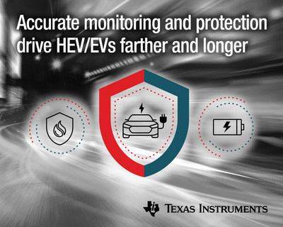 TI enables greater system reliability in hybrid and electric vehicles with highly accurate monitoring and protection TI enables greater system reliability in hybrid and electric vehicles with highly accurate monitoring and protection
