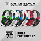 Turtle Beach's All-New Recon 70 Series Gaming Headsets For Xbox One &amp; PlayStation 4 Now Available At Retail