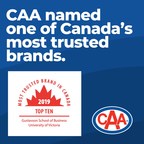 CAA named a top trusted brand in Canada for third year in a row