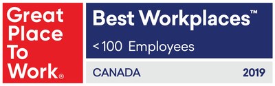 Great Place to Work® Best Workplaces™ Canada 2019 (CNW Group/Equium Group)