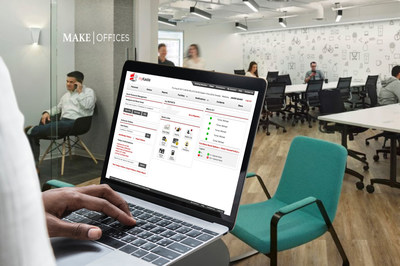 MakeOffices' Property Managers can manage access rights and space usage of coworking clients across multiple locations using Kastle Systems cloud-based Access Control platform.