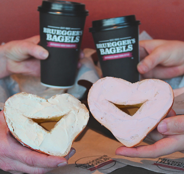 Bruegger&#39;s Bagels Heats Up Spring With Hearts And Jalapenos