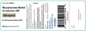 Par Pharmaceutical, Inc. Issues Voluntary Nationwide Recall of One Lot of Mycophenolate Mofetil for Injection, USP Due to the Presence of a Glass Fragment Observed in One Vial of Reconstituted Product