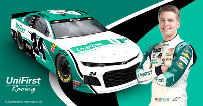 UniFirst NASCAR Driver William Byron Debuts the No. 24 UniFirst Chevy on Saturday, May 11.