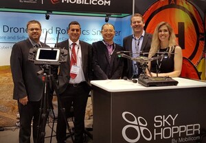 World Premiere: Yuneec and Mobilicom Present Their Flexible High-end Security Drone Solution H520 SkyHopper at AUVSI XPONENTIAL 2019 in Chicago