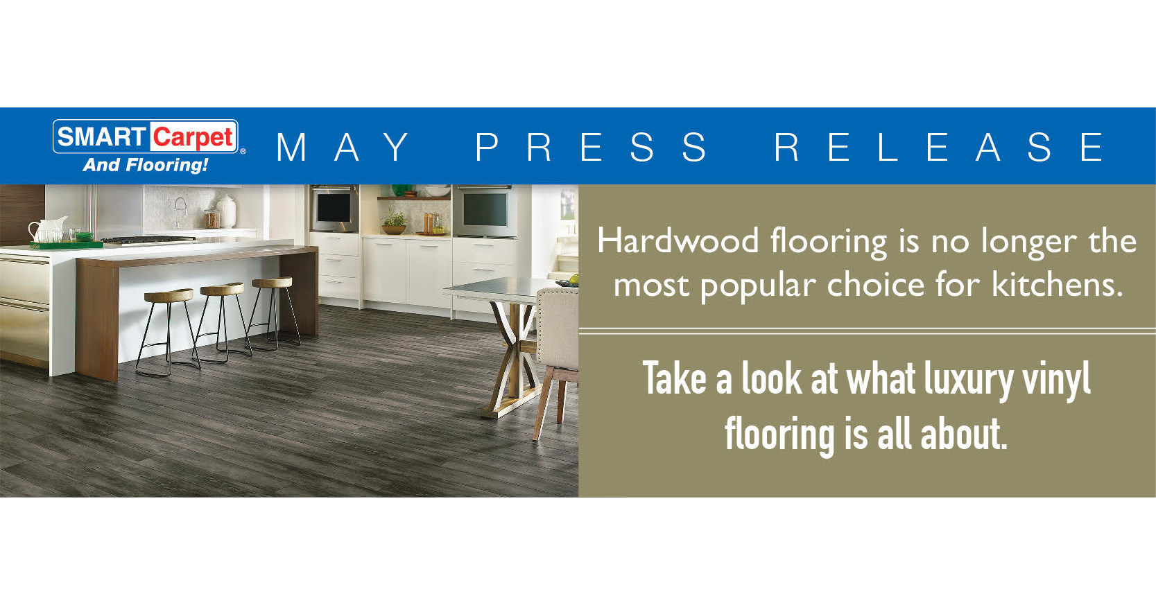 SMART Carpet and Flooring Announces 'Natural Hardwood No Longer the