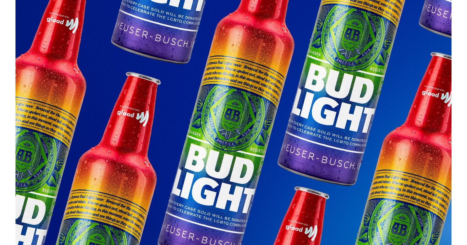 Bud Light World Pride Bottles GLAAD