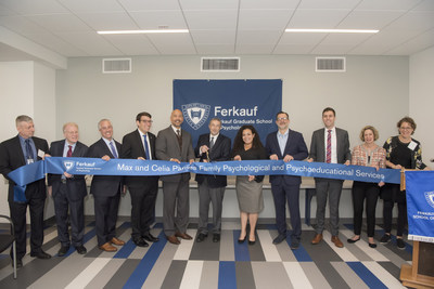 Yeshiva University joined New York City and State elected officials with university leadership, students, and faculty to inaugurate newly enlarged and enhanced facilities for the Max and Celia Parnes Family Psychological and Psychoeducational Services Clinic.