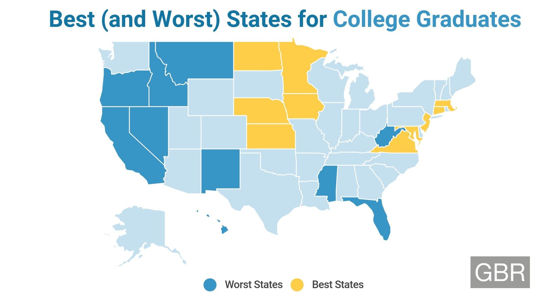 GOBankingRates: The Best and Worst States For New College Graduates To ...