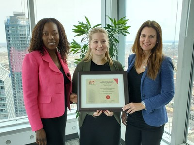 Equisoft reçoit une nouvelle distinction à titre de membre du Cercle des plus importants employeurs de stagiaires de l'ÉTS