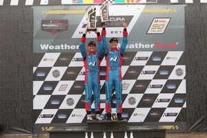 Michael Lewis and Mark Wilkins Win Wet and Wild Mid-Ohio 120