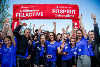 FitSpirit Celebrations welcomes more girls to build self-esteem through sport. Scotiabank returns for the second year as title sponsor of the FitSpirit Celebrations. Photo Credit: Vanessa Cyr Photography (2018) (CNW Group/Scotiabank)