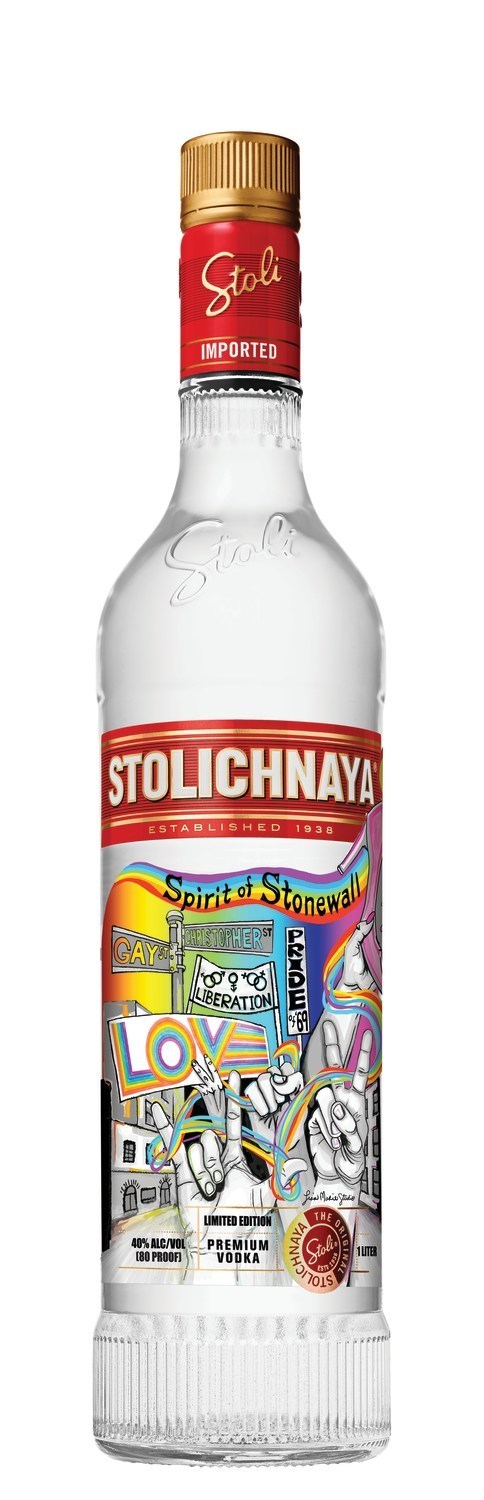 Stoli® Vodka Introduces “Spirit of Stonewall” Limited Edition Bottle in Honor of the 50th Anniversary of Stonewall Uprising