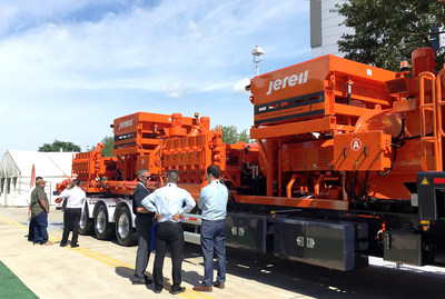 Jereh Unveiled New Electric Fracturing Solution at OTC 2019