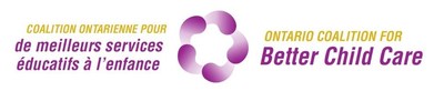 Logo: Ontario Coalition for Better Child Care (CNW Group/Canadian Union of Public Employees (CUPE))