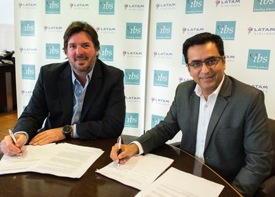 IBS Software to Unify the Fleet & Crew Operations Software of LATAM Airlines Group. Hernán Pasman, COO - LATAM Airlines Group and Jitendra Sindhwani, President - Global Sales and Marketing, IBS Software