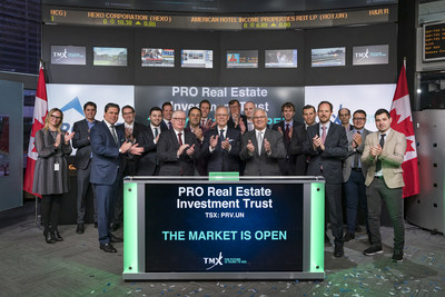 PRO Real Estate Investment Trust Opens the Market (CNW Group/TMX Group Limited)