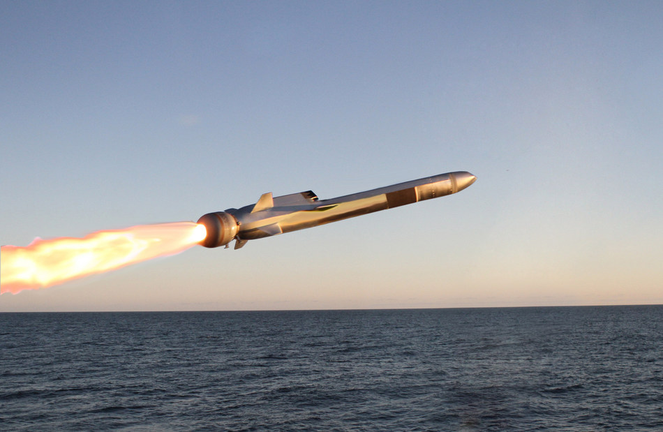 Known for its "sea-skimming" capability, the Naval Strike Missile can fly at very low altitudes over water and land. (Photo: Kongsberg)