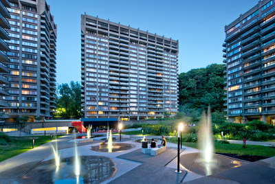 Minto Apartment Real Estate Investment Trust (REIT) today announced the closing of the purchase of a 50% interest in Rockhill, a multi-residential rental property comprised of 1,004 suites in Montréal. Rockhill is Minto Apartment REIT’s first acquisition in the Montréal market. (CNW Group/Minto Apartment Real Estate Investment Trust)
