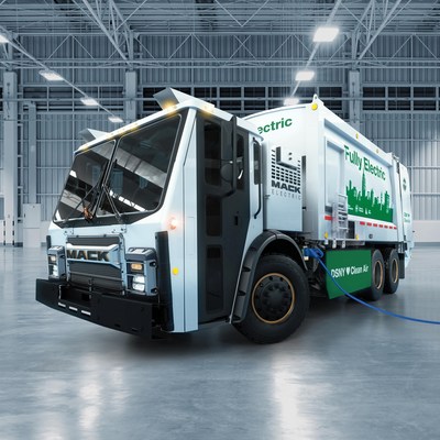 Mack Trucks unveiled today its highly anticipated Mack® LR battery electric vehicle (BEV) at WasteExpo 2019. Equipped with a fully electric Mack integrated drivetrain, the demonstration model will begin real-world testing in 2020 in the demanding operations of the New York City Department of Sanitation (DSNY).