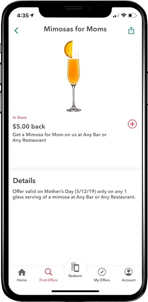 Ibotta Toasts Moms with Free Mimosas Anywhere for Mother's Day