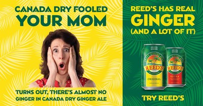 Your mom was fooled. Turns out, there's almost no ginger in Canada Dry Ginger Ale.