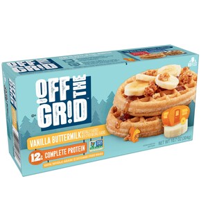Newcomer Off the Grid Enters Growing Protein Waffle Category with 12g Complete Protein Per Serving