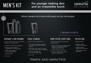 DefenAge Skincare Launches Comprehensive Men's Kit