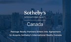 Peerage Realty Partners Enters into Agreement to Acquire Sotheby's International Realty Canada from an Affiliate of Dundee Corporation