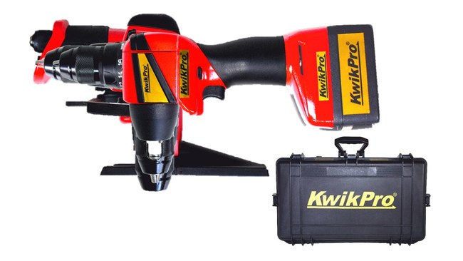 KwikPro: is the power tools equivalent of a multi-function army knife or pocket multi-tool in one easy-to-carry case