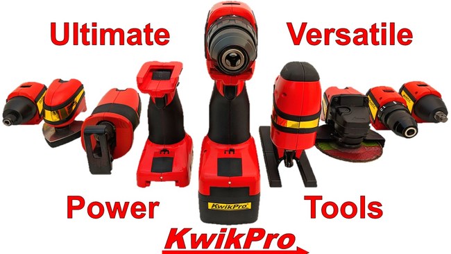 KwikPro: the world's most versatile power tool system gets jobs done faster.