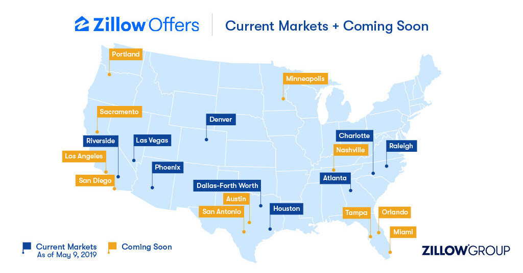 Zillow Offers Coming to Austin, Los Angeles, Sacramento, San Antonio