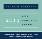 TechSmith Receives Frost &amp; Sullivan 2019 Global Market Leadership Award for Dominating the Lecture Capture Solutions Market