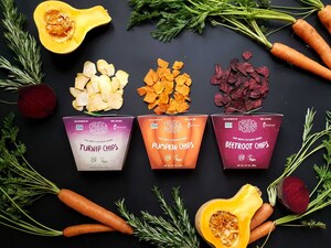 Ethically Sourced and Environmentally Friendly 'Crunch Instinct' Vegan Snack Food Introduced to the US Market: Turnip, Pumpkin, Carrot and Beetroot Chips