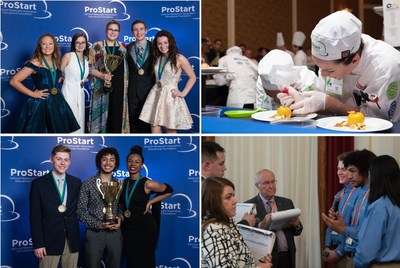 First Place Culinary Team Dr. Gene Burton College & Career Academy (Rockwall, TX) and First Place Restaurant Management Team Ben Barber Innovation Academy (Mansfield, TX) Triumphed